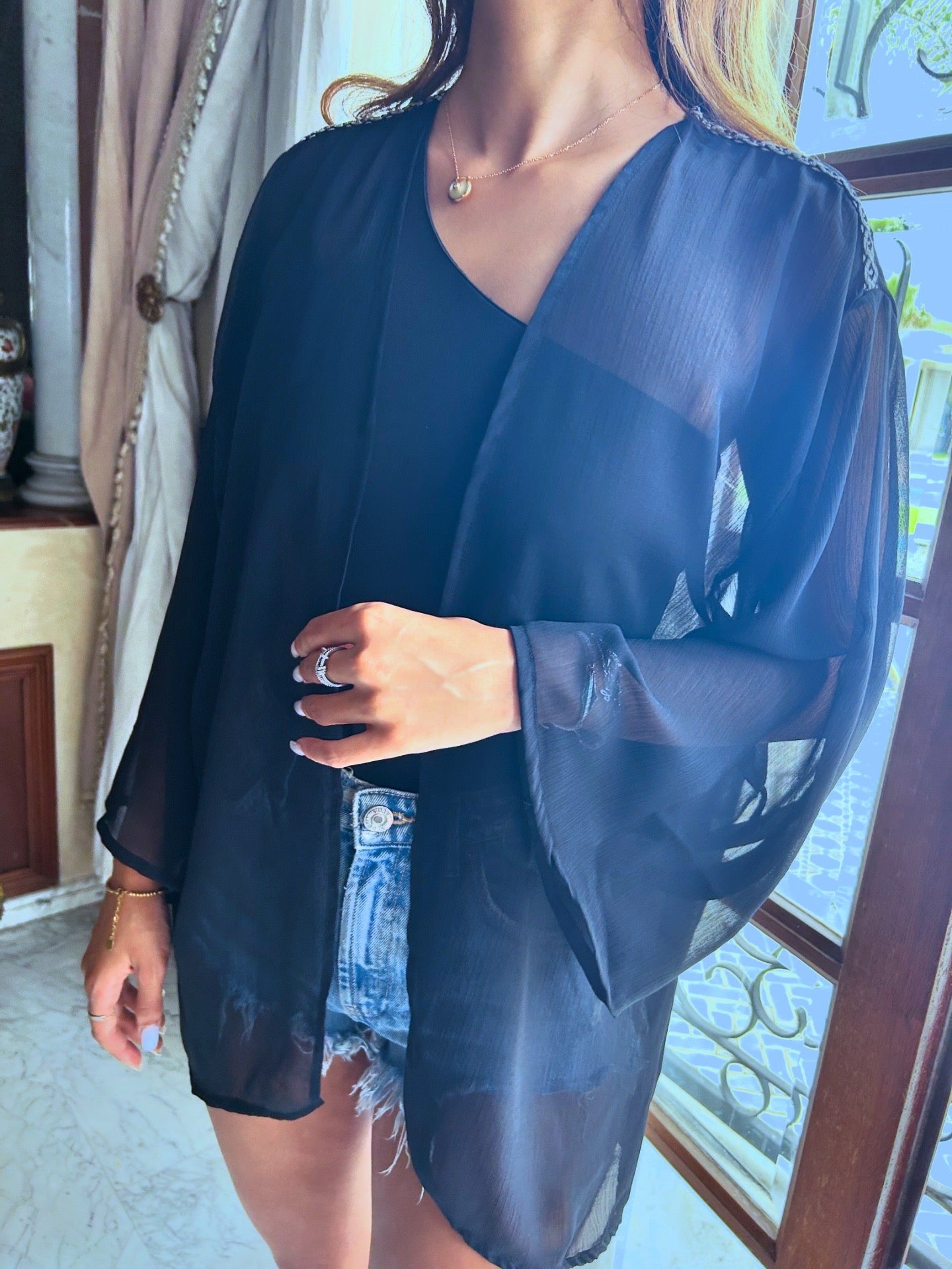 Kimono “AURA” | Brume Mauve