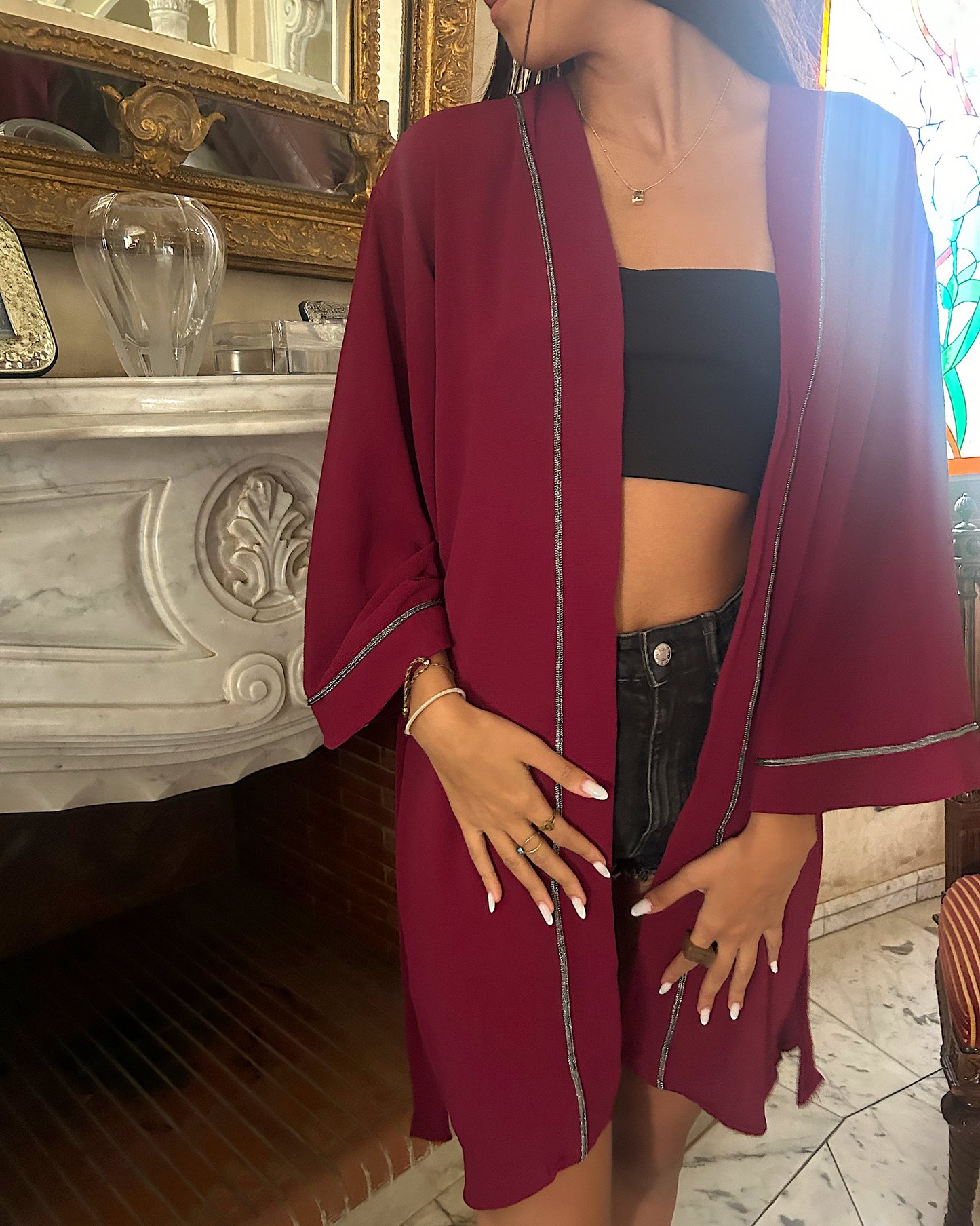 Kimono “LUNA”| Souffle Prune